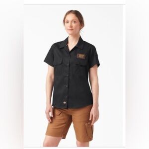 Dickies Women's Traeger X Ultimate Grilling‎ Shirt - Black Size XL (TRGFS1) new